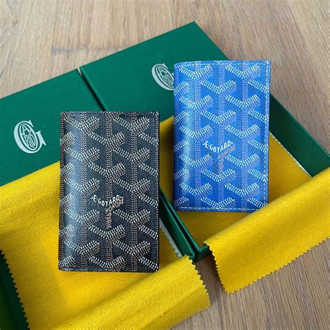 goyard csrd holder|Goyard card holder inside.